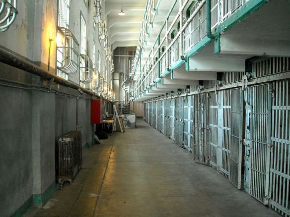 Alcatraz, cellasor a főépületben